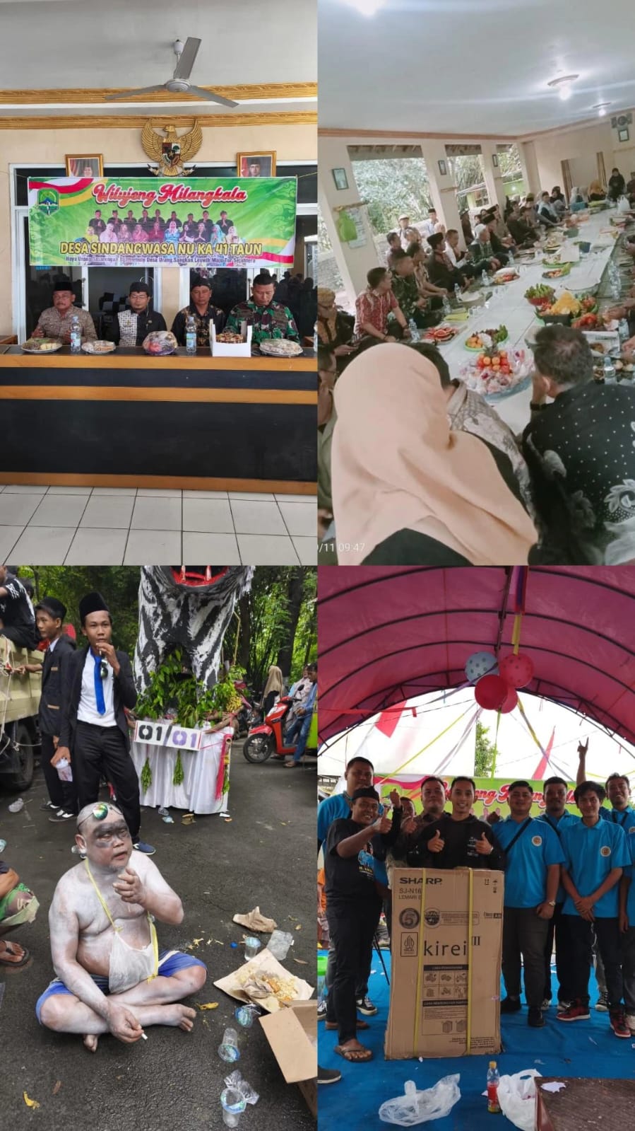 Meriah! Hari Jadi Desa Sindangwasa ke-41 Dimeriahkan Karnaval, Jalan Sehat, dan Guar Bumi