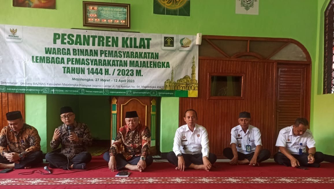 Napi Lapas Majalengka Diberikan Ilmu Keagamaan Selama Bulan Ramadan