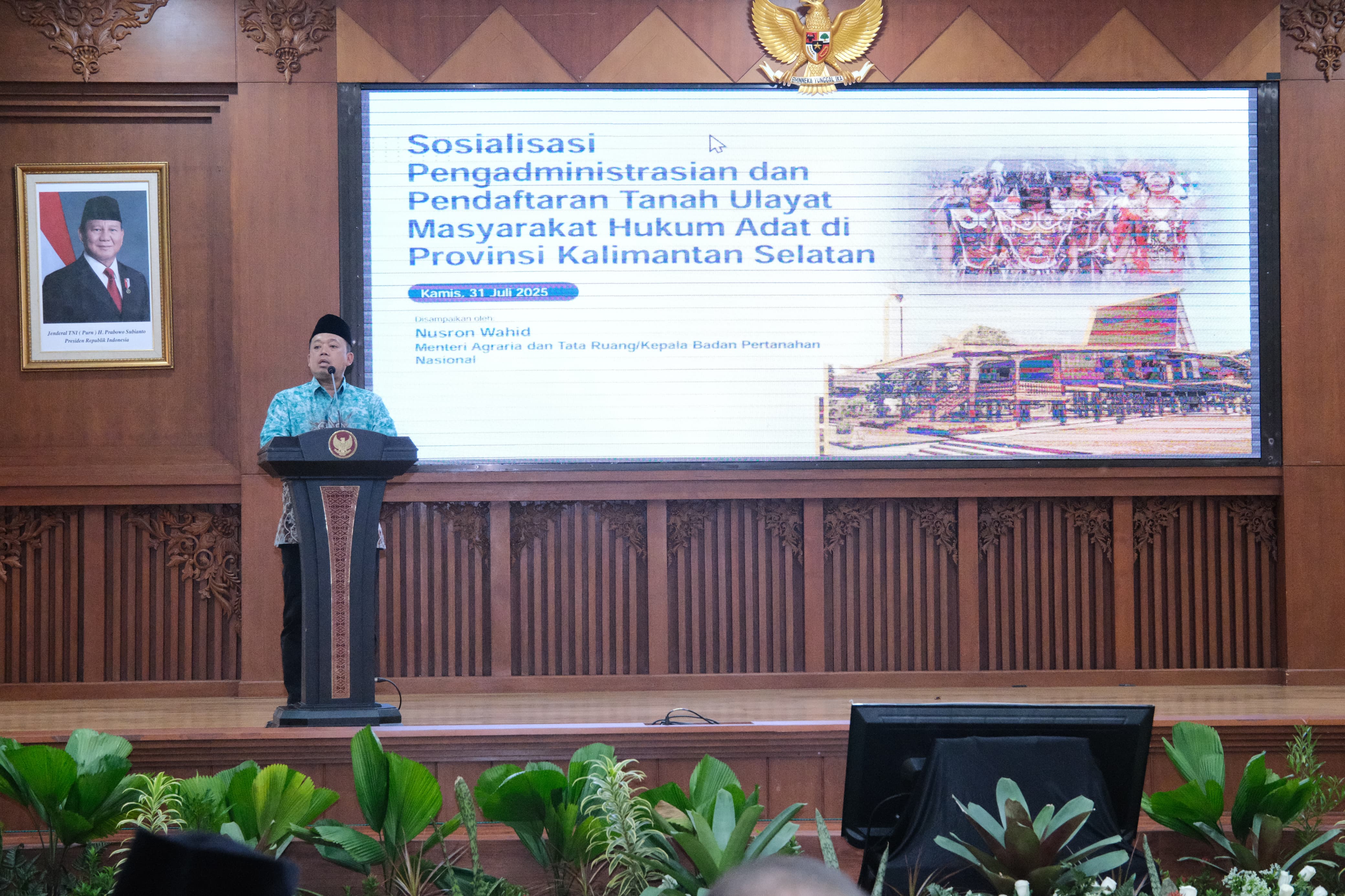 Menteri ATR/BPN: Pendaftaran Tanah Ulayat Urgen untuk Cegah Konflik dan Lindungi Hak Masyarakat Adat