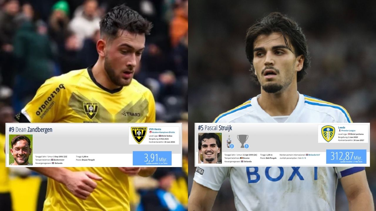 Head To Head Calon Pemain Naturalisasi Baru Pascal Struijk dan Dean Zandbergen, Amunisi Untuk Piala Dunia!