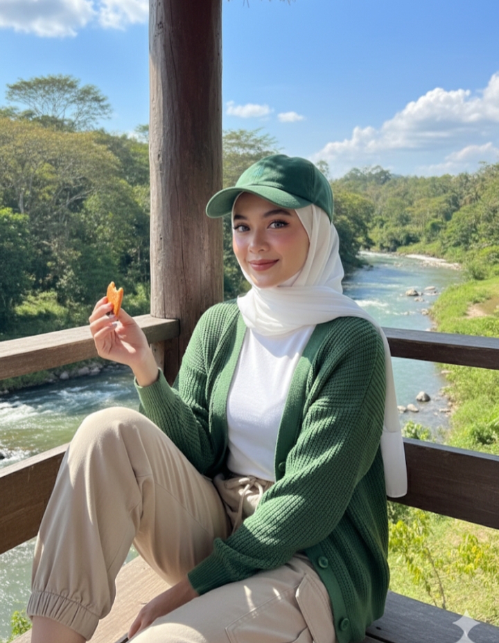 Keren Banget! Coba 5 Prompt Gemini AI Wanita Hijab Tema Alam, Seperti Asli Lagi Healing!