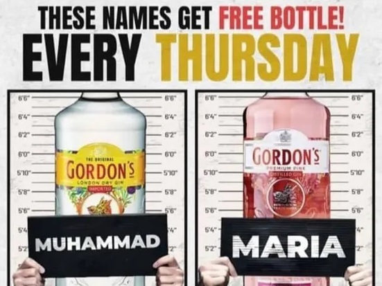 Hollywings Jadikan Nama Muhammad dan Maria untuk Promosi Minuman Keras
