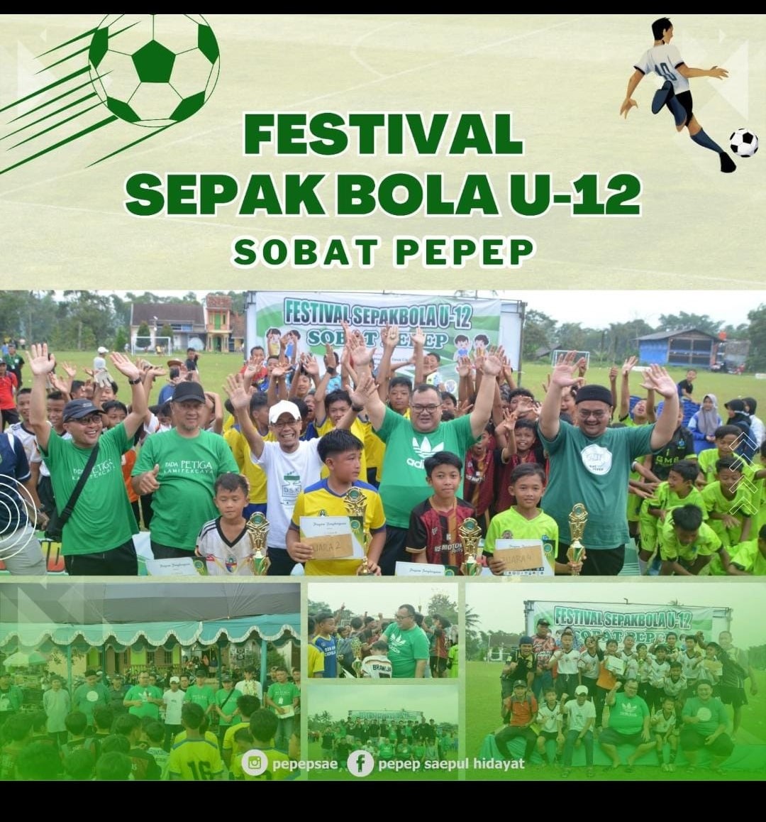 SSB Brawijaya Juara Pertama Festival Sepak Bola Sobat Pepep di Kabupaten Bandung Barat