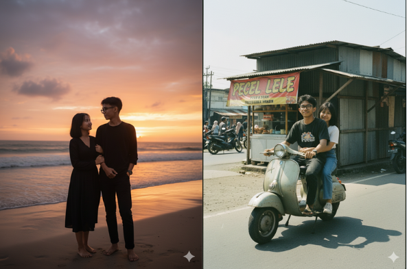 Viral Di TikTok, Pakai 5 Prompt Gemini AI Ini Jika Kamu Belum Sempat Photo Studio Bareng Pacar!