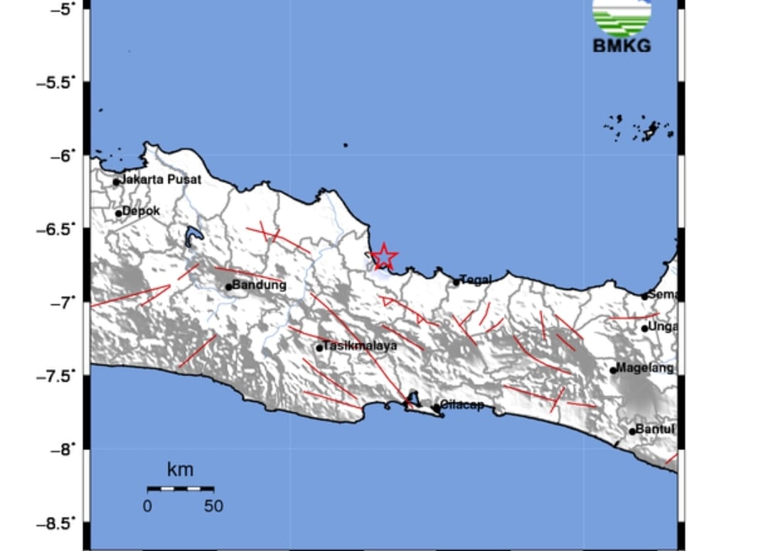 HEBOH! Dua Kali Gempa Berkekuatan 2,9 Magnitudo di Cirebon