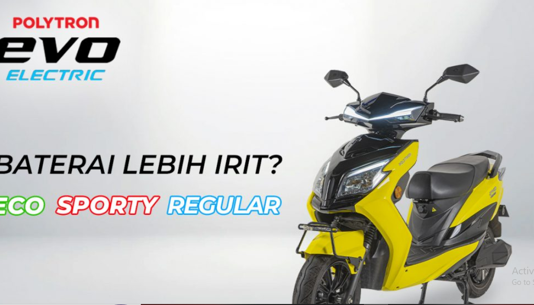 Desain Mirip Honda Vario Bisa Tempuh 200 Km Sekali Pengisian Daya, Ini Harga Motor Listrik Polytron Evo 2026