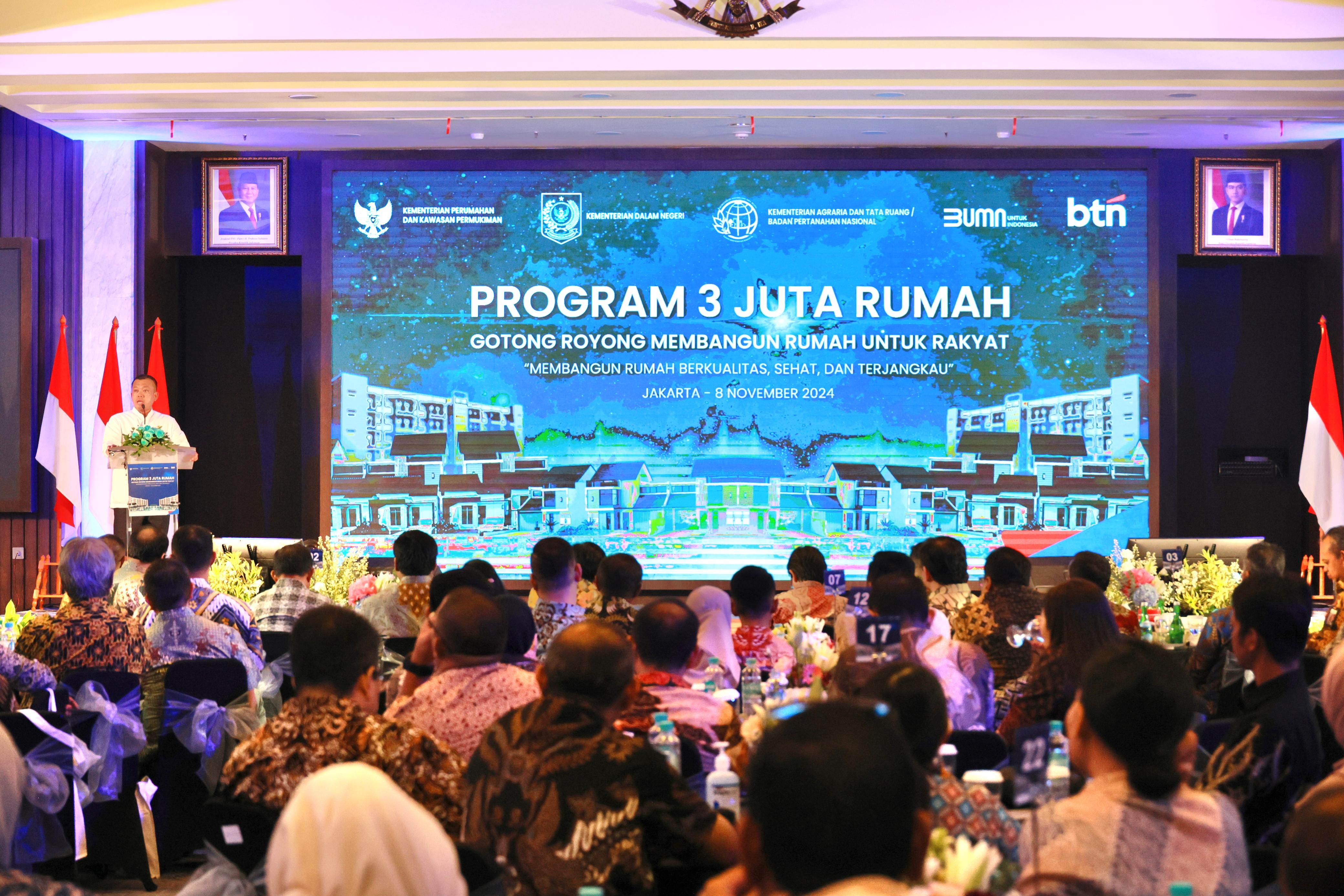 Dukung Program 3 Juta Rumah, Kementerian ATR/BPN Siapkan 1,3 Juta Hektare Tanah