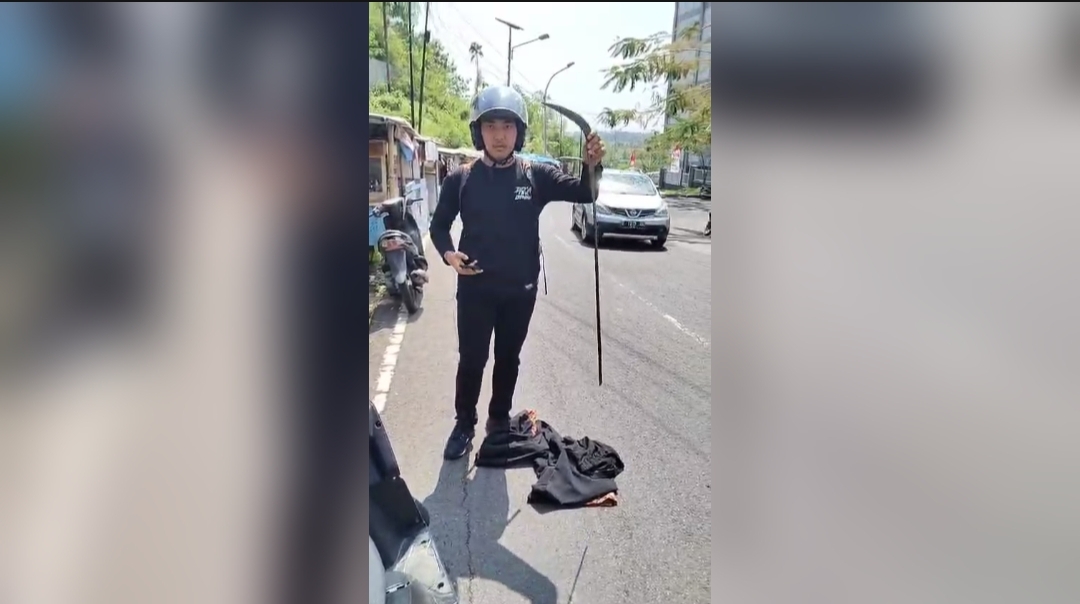 Anak Muda Diduga Pelajar Diamankan Bawa Sajam Jelang Demo di DPRD dan Mapolres Majalengka