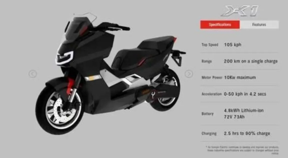 Motor Listrik BYD Scorpio X1 Hadir Lebih Berkelas, Harga Premium Setara Mobil dengan Performa Mesin 150cc