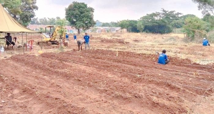 Warga Binaan Lapas Manfaatkan Lahan Yonif 321/Galuh Taruna