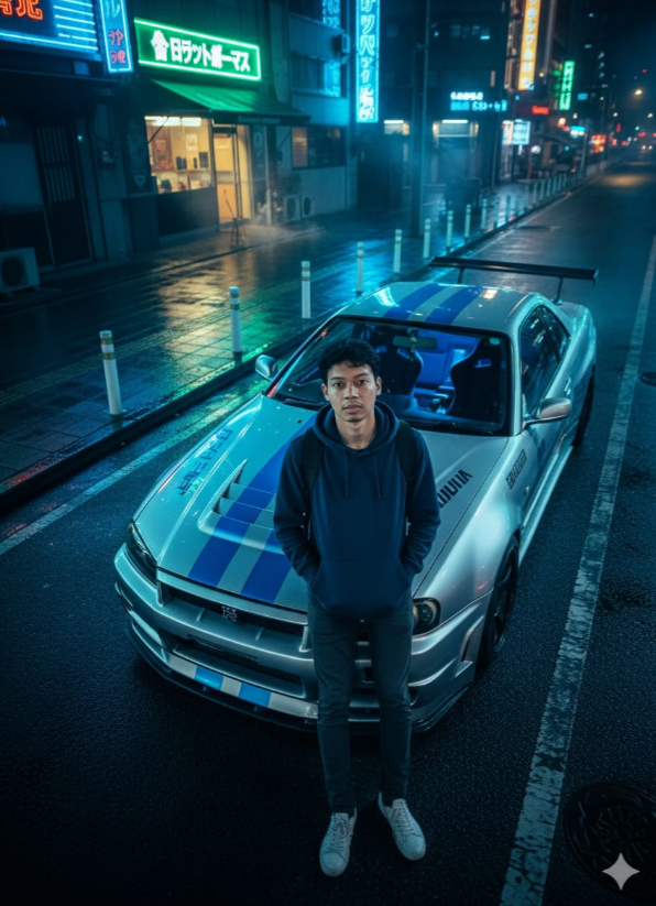 Sangat Elegan! Prompt Gemini AI Ini Bisa Buat Kamu Foto Dengan Mobil Sport JDM? Simak Cara Buatnya!