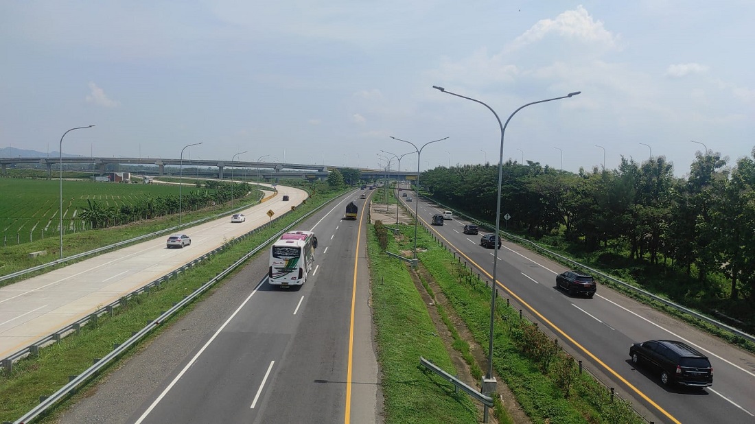 H+5 ARUS BALIK LEBARAN Lalu Lintas Masuk TOL CISUMDAWU dari Majalengka Terpantau Lengang