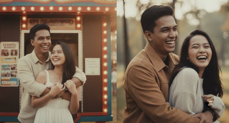 Bikin Pose Merangkul Pasangan yang Romantis, Ini Kumpulan Prompt Gemini AI Foto Berdua Tema Polaroid
