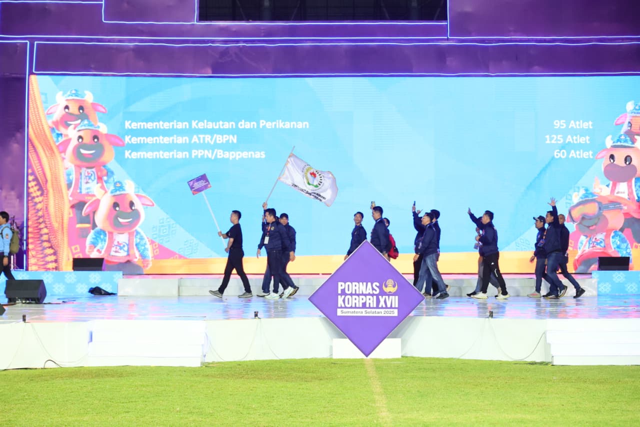 PORNAS XVII KORPRI Resmi Dibuka, Kementerian ATR/BPN Siap Rebut Juara di 7 Cabang Olahraga