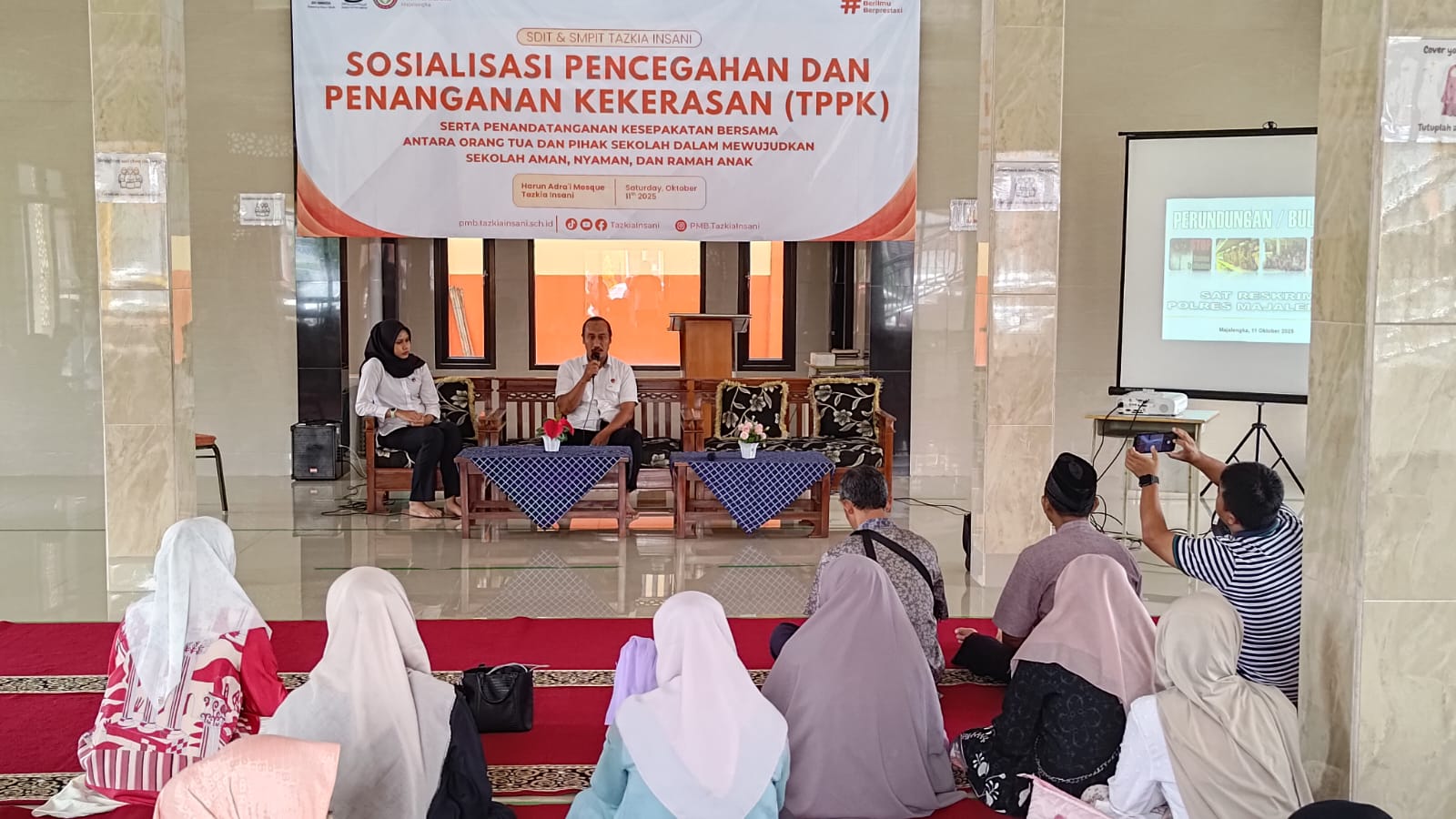 Unit IV PPA Polres Majalengka Hadiri Sosialisasi Pencegahan dan Penanganan Kekerasan (TPPK)