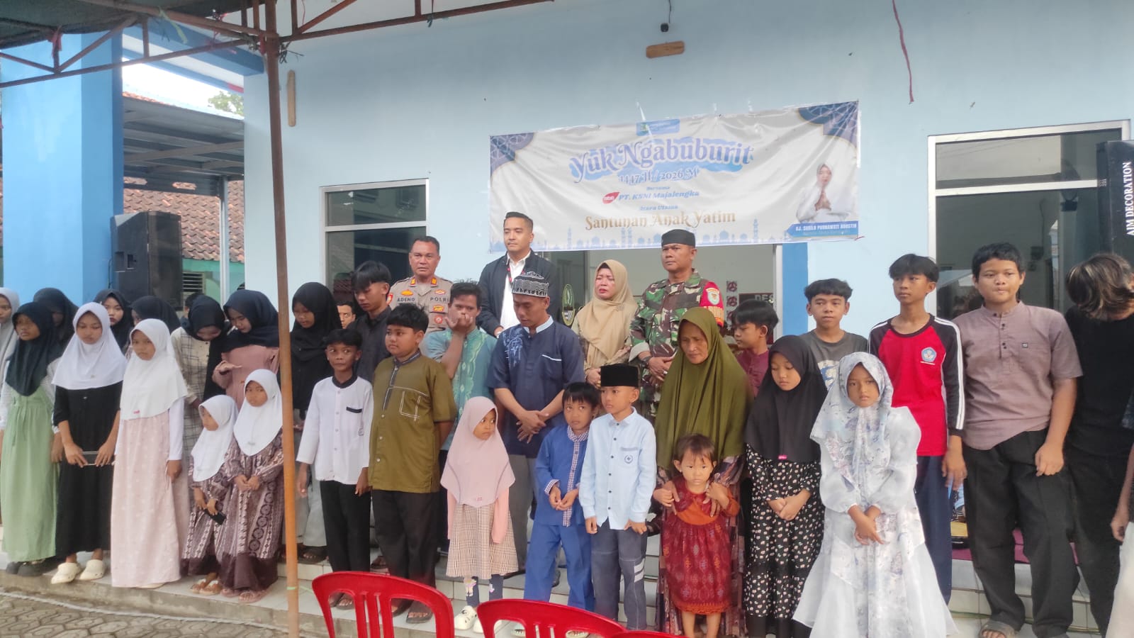 Nabati Berbagi Kebahagiaan Ramadan, Santuni Puluhan Anak Yatim di Majalengka