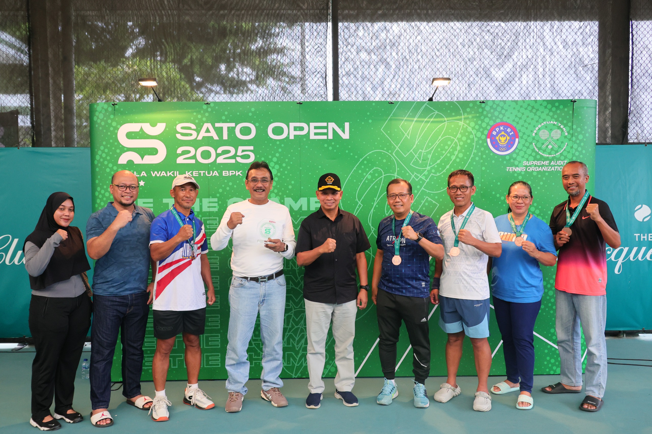 ATR/BPN Raih Juara III Bersama di Turnamen Tenis Antarinstansi SATO Open 2025 Piala BPK