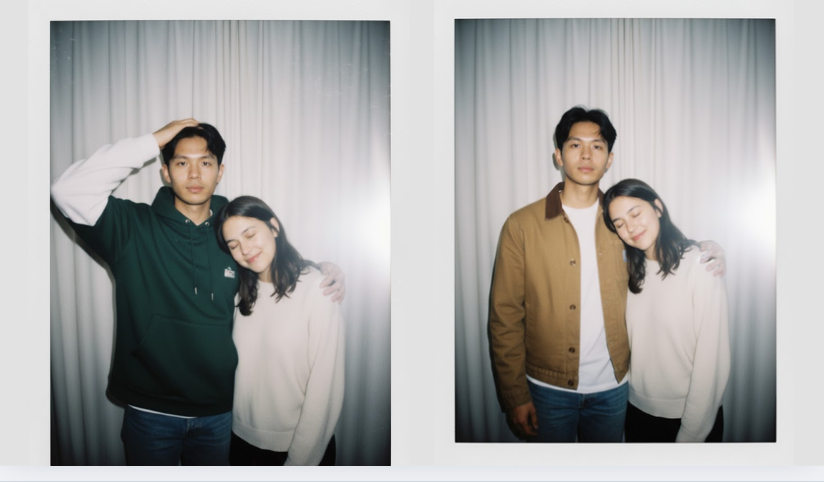 Kumpulan Teks Prompt Gemini Foto Berdua dengan Pasangan atau Idol Ala Polaroid dan Photobox, Bagai Foto Asli!