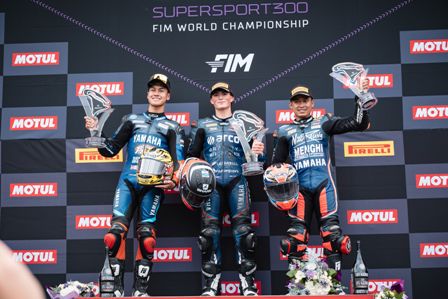 Cetak Sejarah di WorldSSP300 Magny-Cours, Aldi Satya Mahendra Juga Pimpin Klasemen Sementara