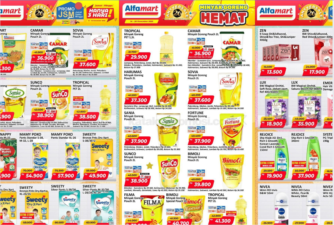 Minyak Goreng 29 Ribuan! Katalog Promo JSM Indomaret 14 November, Kumpulan Produk yang Dapat Potongan Harga