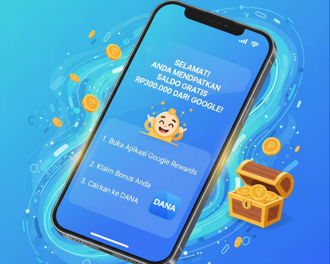 Begini Cara Klaim Saldo DANA Gratis dari Google Senilai Rp300.000, Pakai Trik Ini Langsung Masuk ke DANA