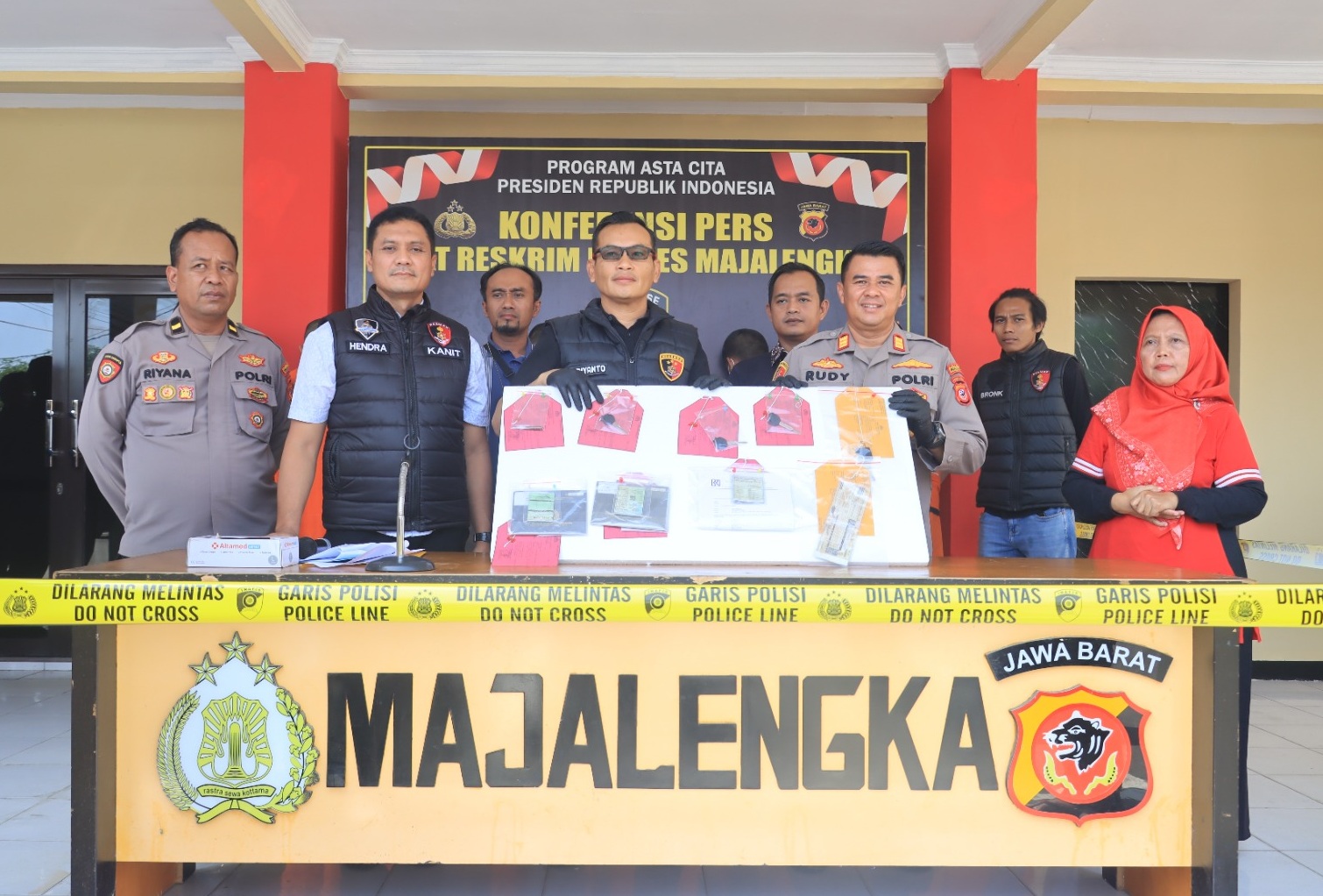 Polisi Bekuk Enam  Pelaku, Sita Belasan Motor