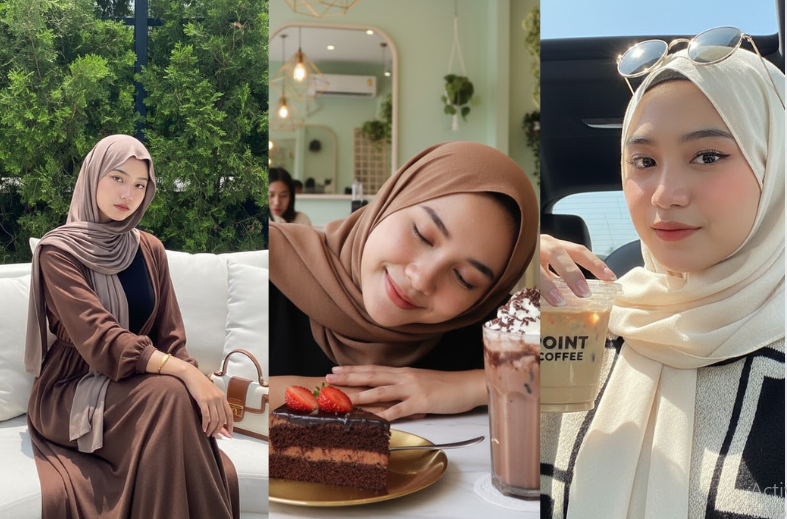 6 Teks Prompt Gemini Ai Lengkap untuk Foto Wanita Berhijab Syari dengan Gaya Modern hingga Elegan, Mirip Asli!