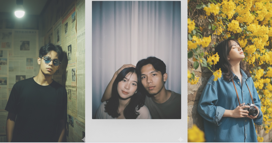 Kumpulan Prompt Gemini Ai Foto Ala Vintage Retro untuk Foto Sendiri dan Berdua, Berasa Balik ke Era Milenial