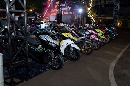 Bikers Aerox Tumpah Ruah, Nikmati Vibes We Are Aerox Society di Jakarta