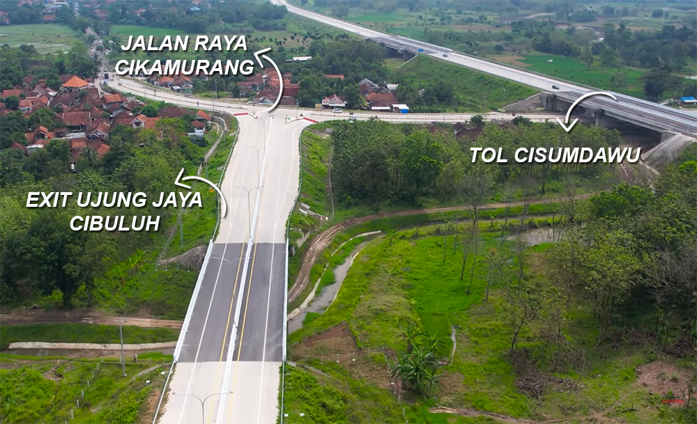 JARANG DIEKSPOS: Begini Penampakan Tol Cisumdawu di Ujung Jaya, Bisa Tembus ke Indramayu