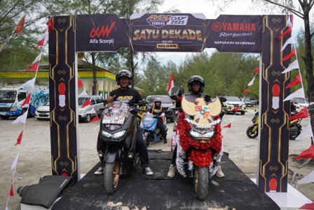 Seru Abis! Pengguna Setia MAXi Meriahkan MAXi Yamaha Day Medan, Geber Semangat 80 Tahun Kemerdekaan Indonesia