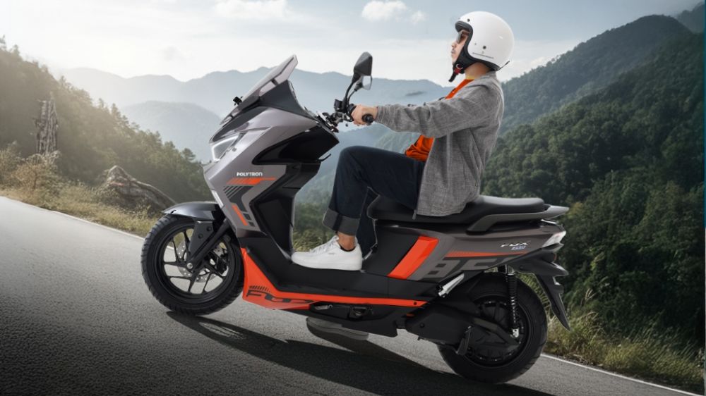 Polytron Fox 350 Tampil Tangguh, Motor Listrik Lokal Cicilan 360 Ribuan, DP Fleksibel dan Daya Jelajah Jauh