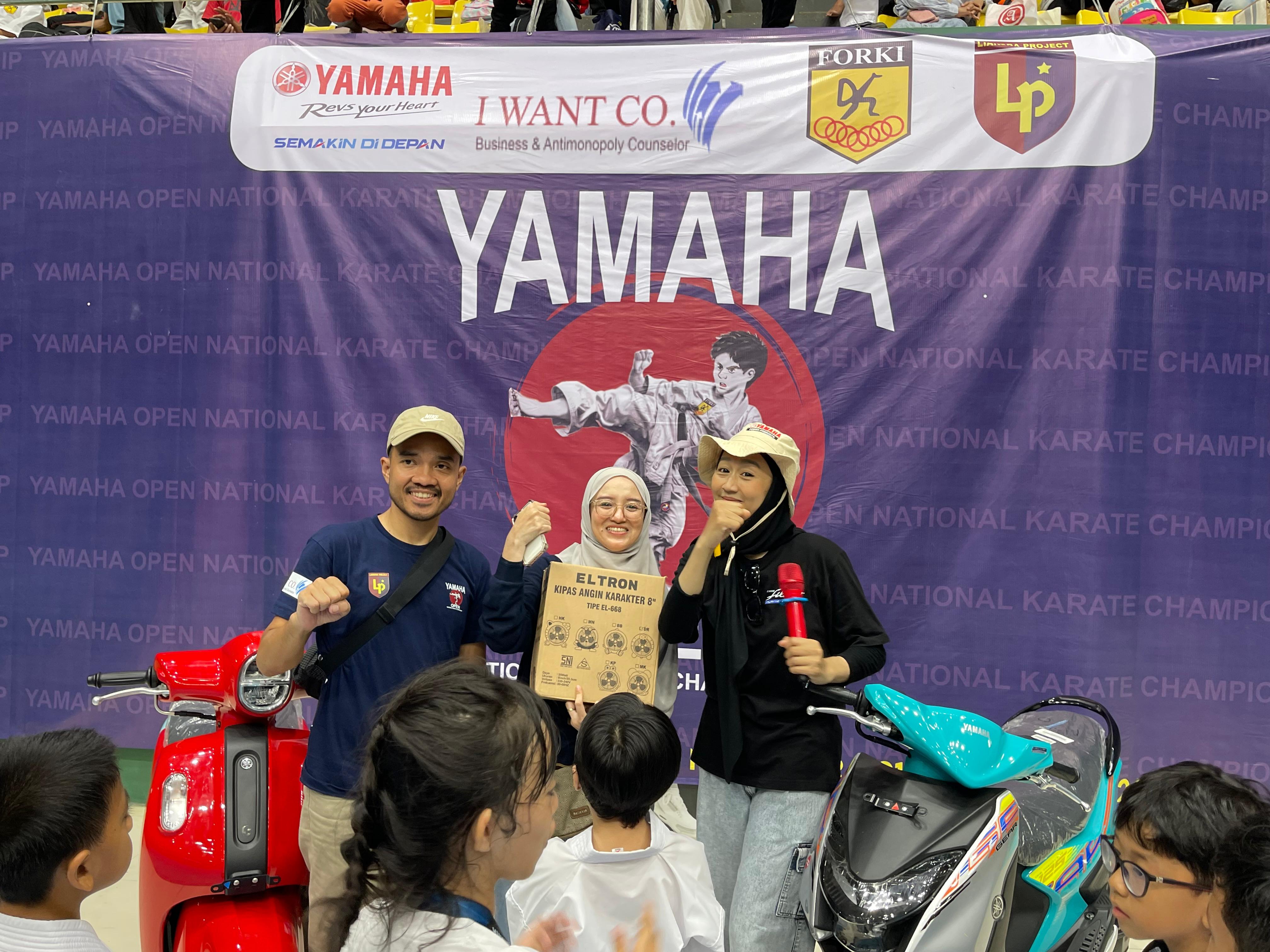 Dukung Perkembangan Olahraga Nasional, Yamaha Gelar Kerjurnas Karate yang Diikuti Ribuan Peserta Se-Indonesia