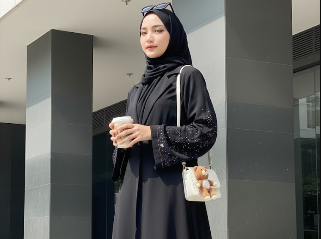 10 Prompt Gemini Ai Foto Wanita dengan Outfit Blazer Gamis, Tampil Elegan dan Fashionable Looks