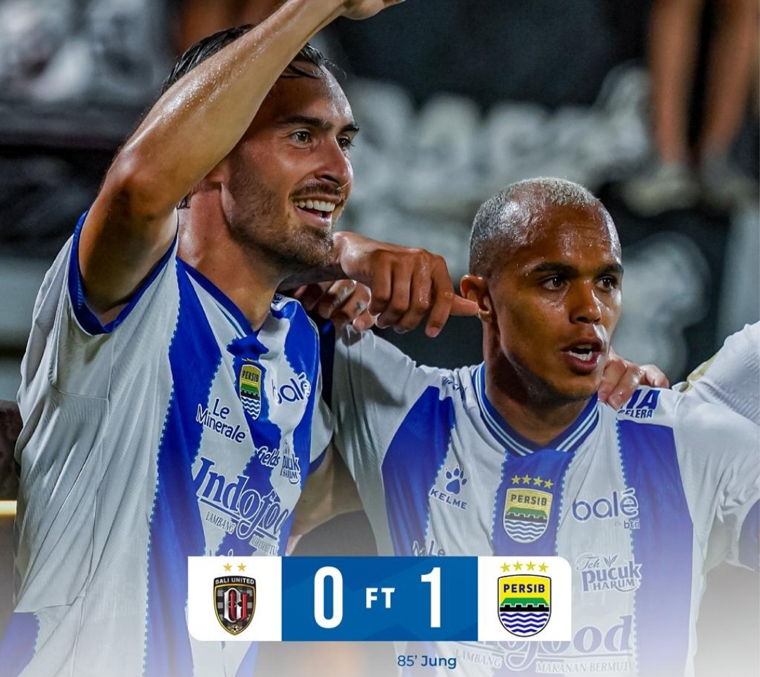 Permalukan Bali United 1-0, Persib Bandung Tempel Ketat Persija Jakarta di Klasemen BRI Super League 2025-2026