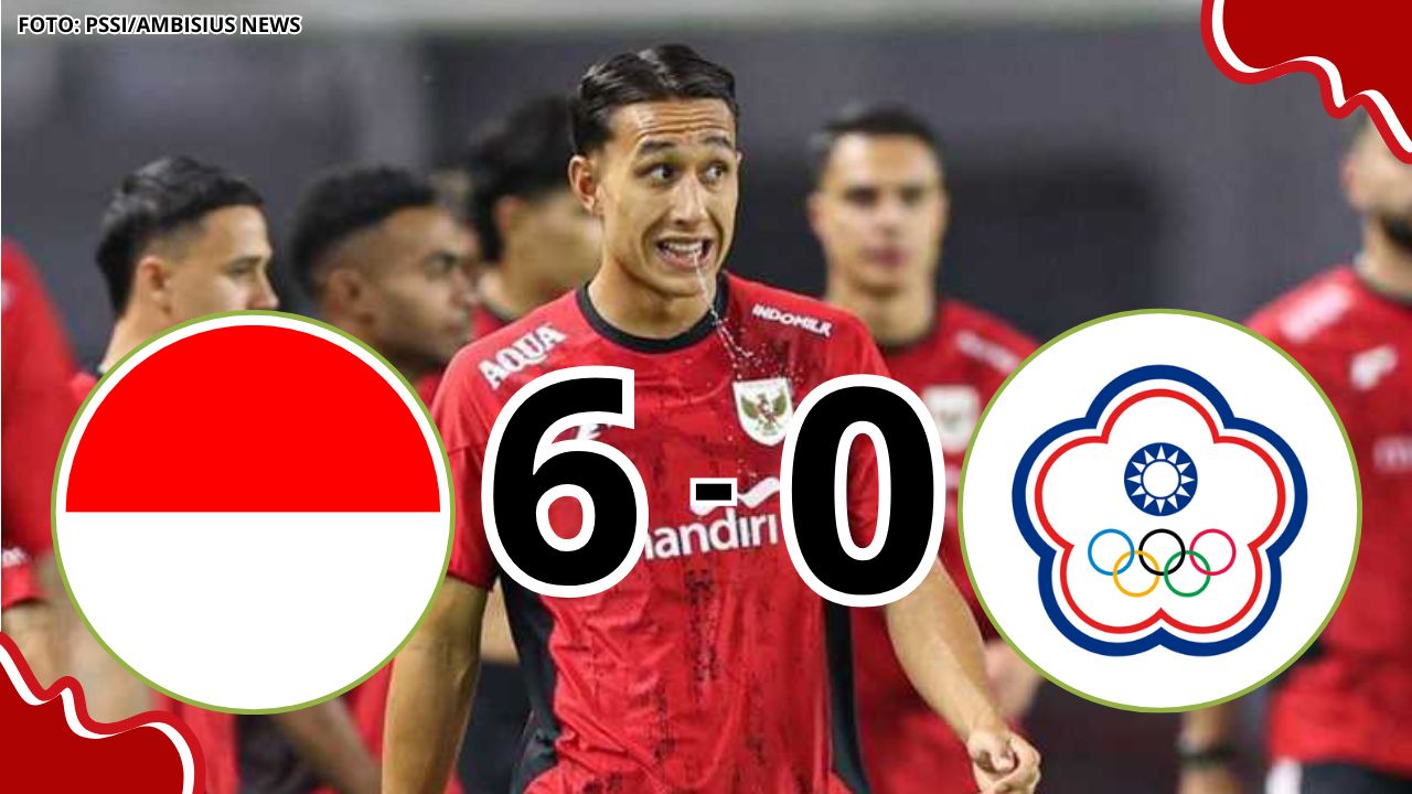 Hasil Timnas Indonesia vs China Taipei: Dua Pemain Naturalisasi Baru Debut, Garuda Lumat China Taipei 6-0!