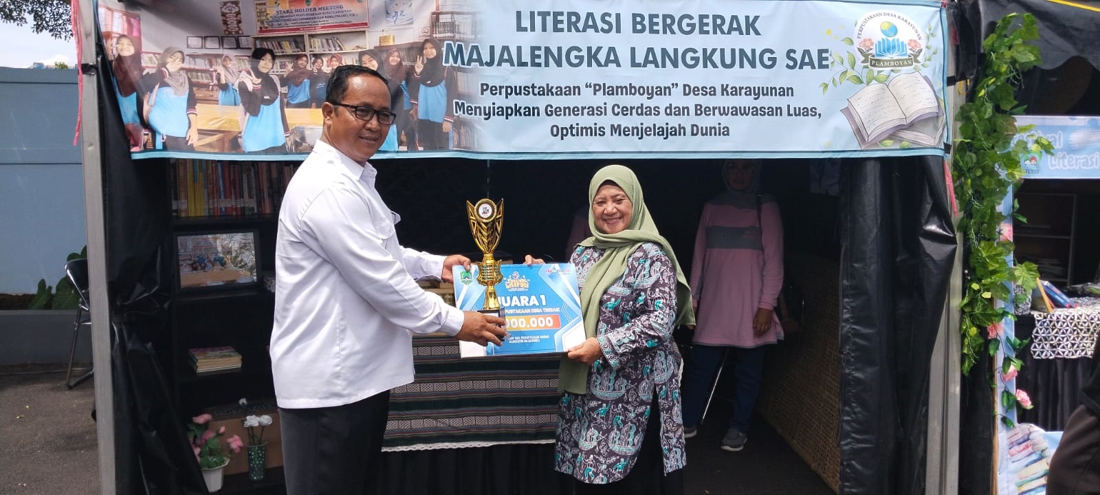 Perpusdes Plamboyan Karayunan  Juara Pertama Lomba Inovasi Majalengka