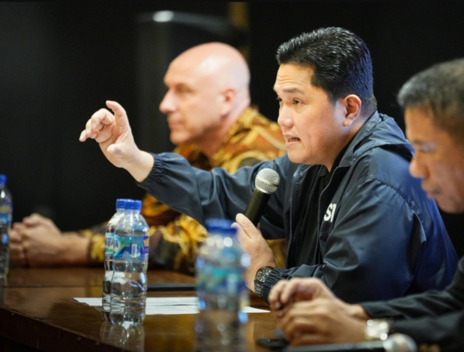 Erick Thohir Ungkap Alasan Belum Tunjuk Pelatih Baru Timnas Indonesia Pasca Depak Patrick Kluivert Cs 