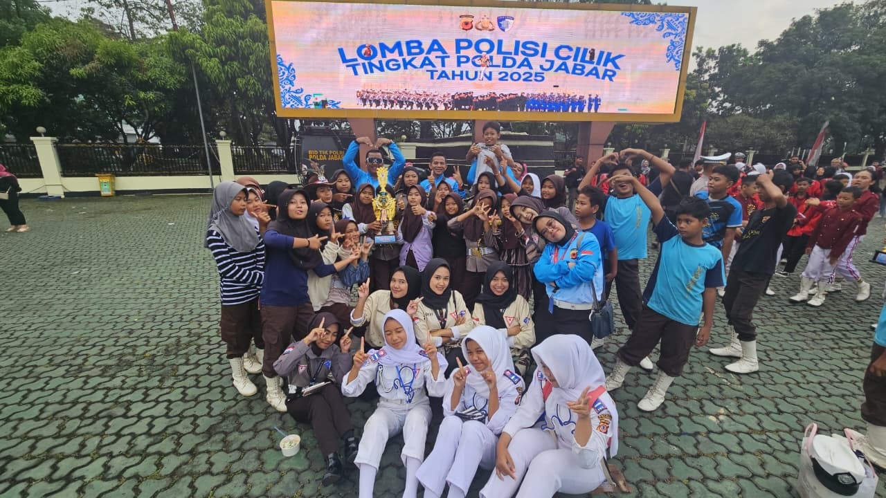 Juara 1 Purwa Lomba Polisi Cilik 2025 Tingkat Polda Jabar