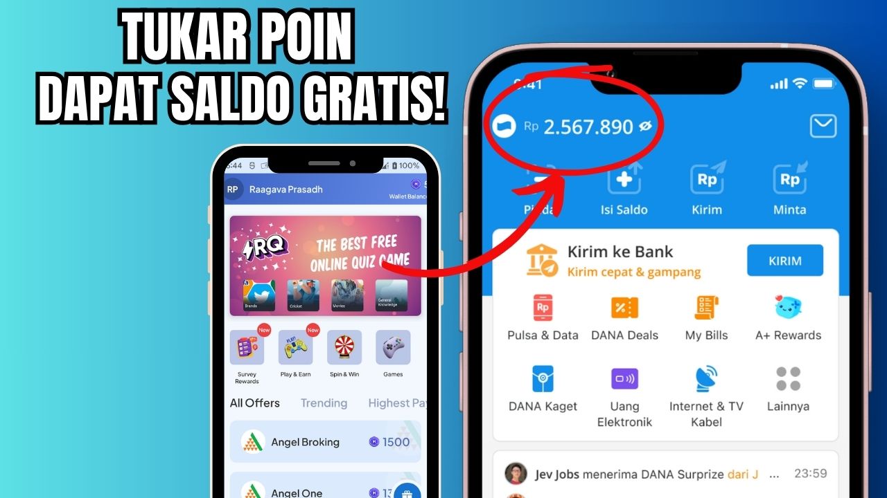 Bongkar Cara Cepat Dapat Saldo Dana Gratis Lewat Aplikasi Penghasil Uang, Simak Hanya Disini!
