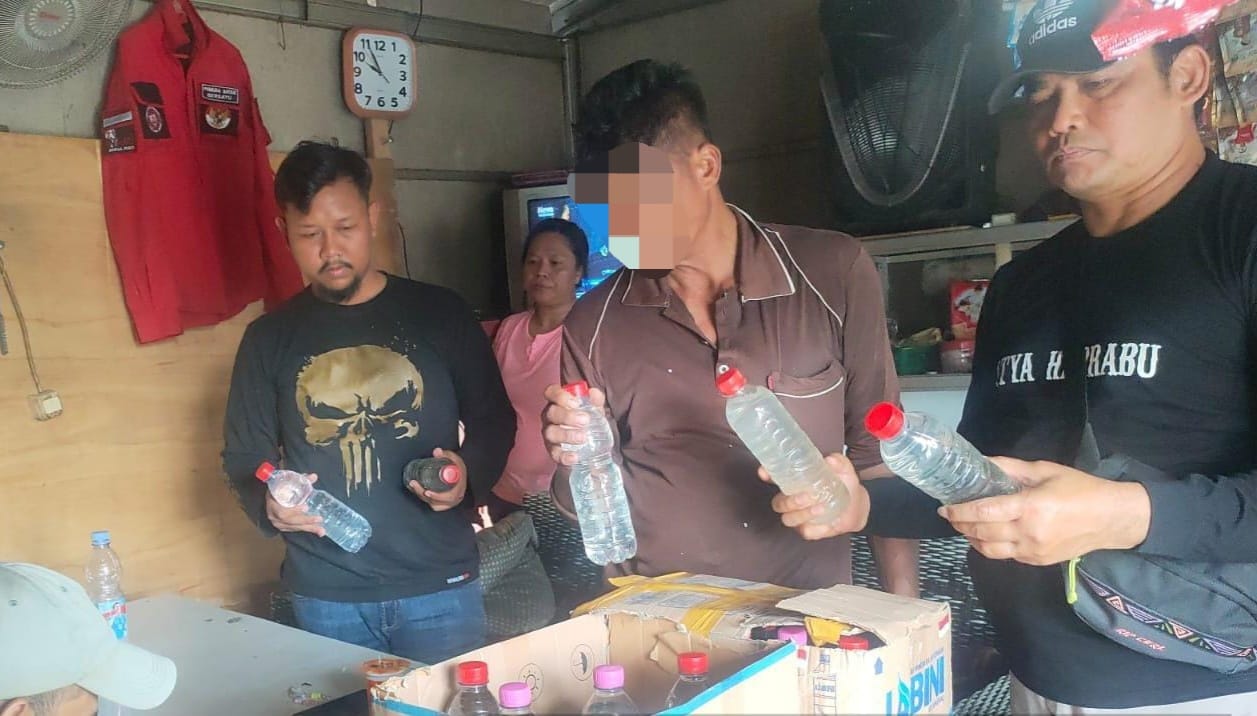Polresta Cirebon Sita 271 Botol Miras di Razia Pekat, Penjual Diproses Tipiring