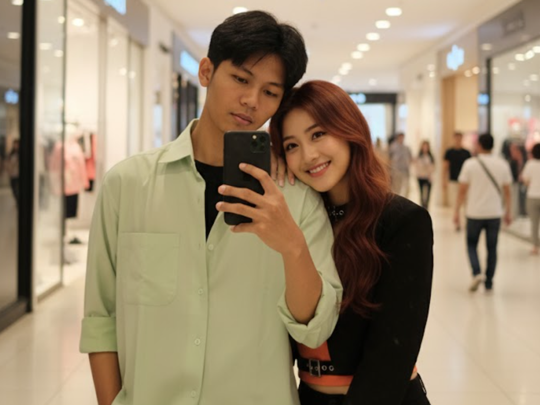 Teks Prompt dan Tutorial Bikin Foto Selfie Bareng Pasangan Pakai Gemini Ai, Hasilnya Gak Kelihatan Buatan Ai