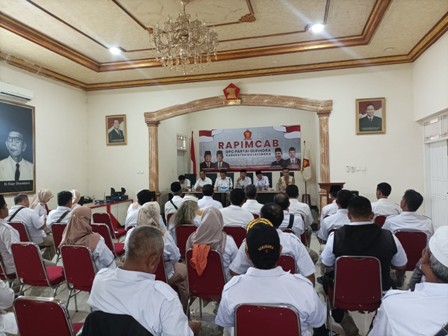 Putuskan Gibran Bacawapres Dampingi Prabowo, Partai Gerindra Kabupaten Majalengka Gelar Rapimcab