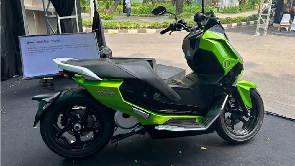 Berapa Cicilan Motor Listrik Alva Cervo? Skema Kredit dengan Desain Maxi Scooter dan DP Mulai 7 Jutaan