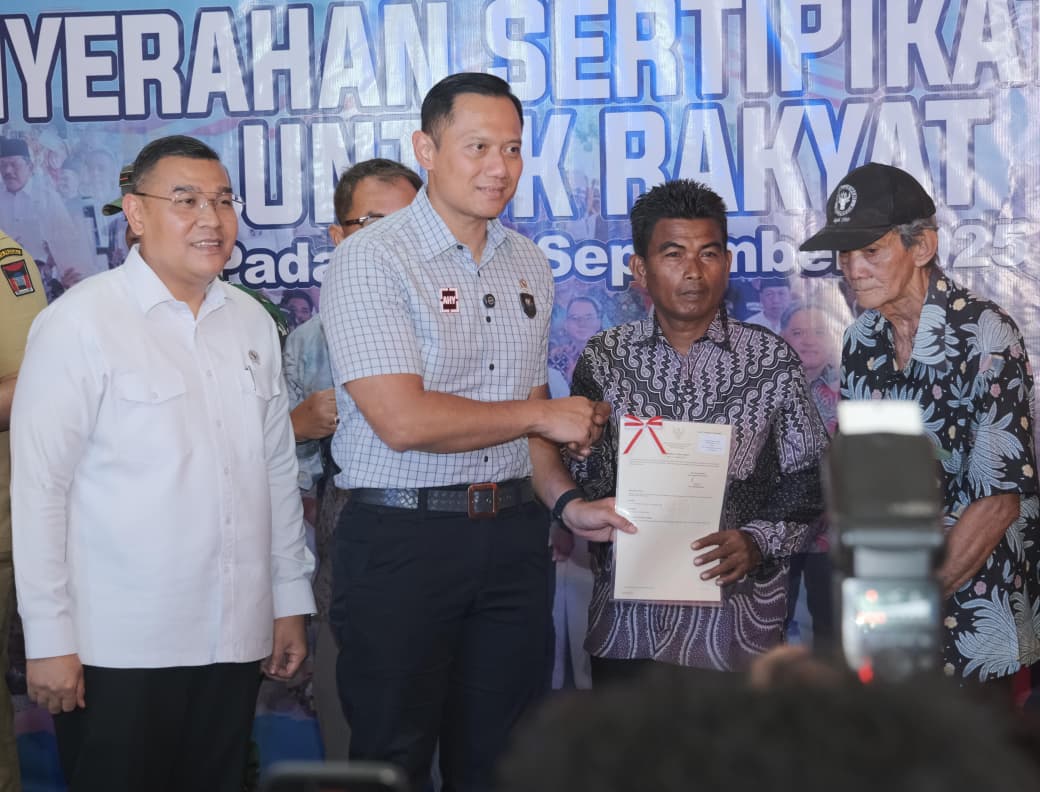 Lewat Sertipikasi, ATR/BPN Pastikan Kepastian Hukum Tanah Ulayat di Sumatra Barat