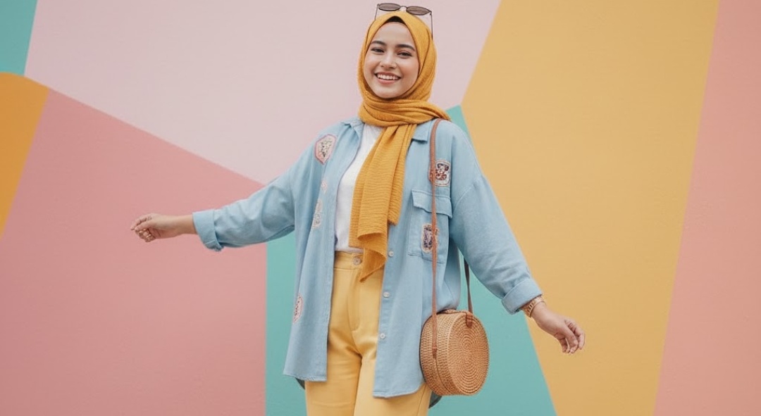 Kumpulan Prompt Gemini AI Foto Wanita Berhijab, Cocok Buat OOTD yang Aesthetic dan Colorful
