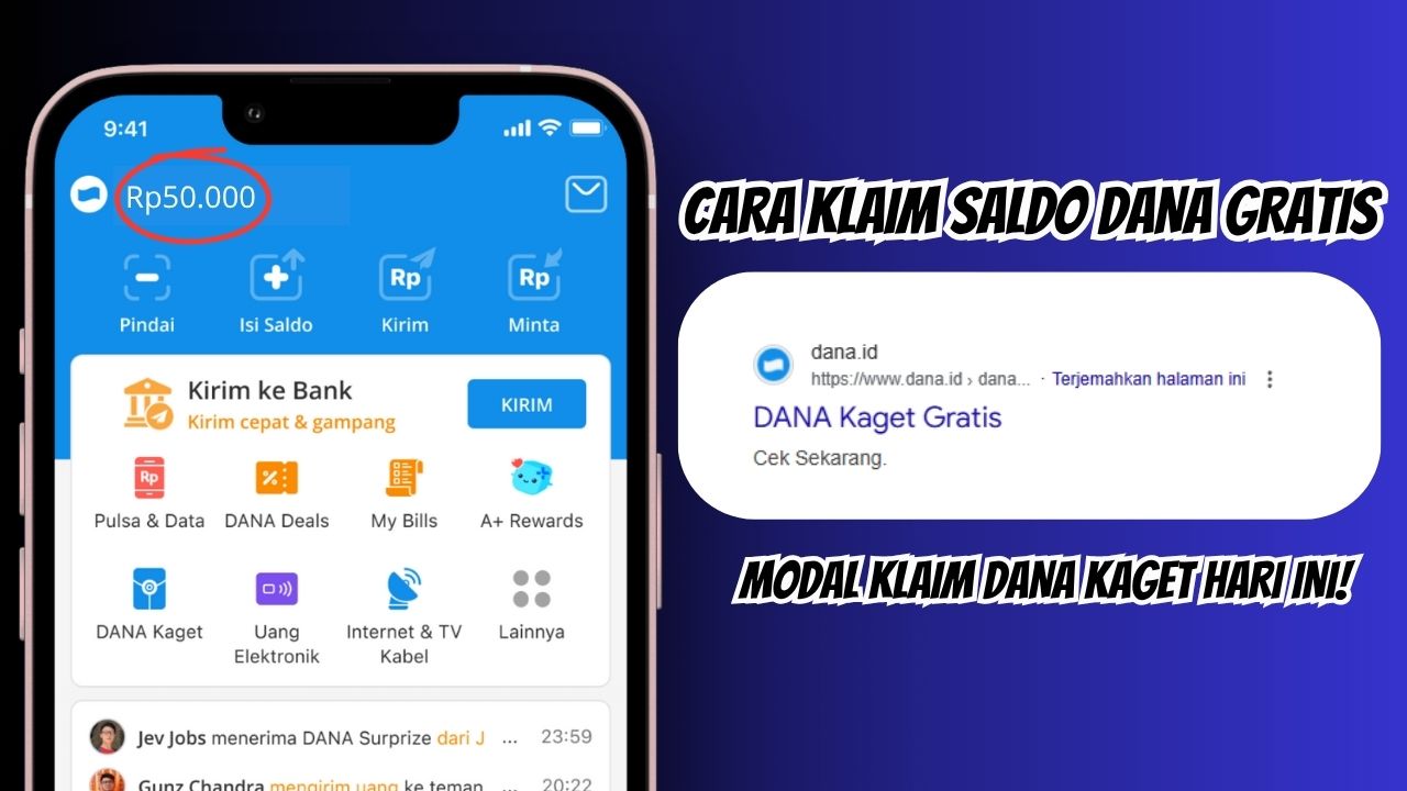 Kesusahan Klaim Saldo Dana Gratis Dari Dana Kaget Hari Ini? 5 Cara Ini Solusinya! 