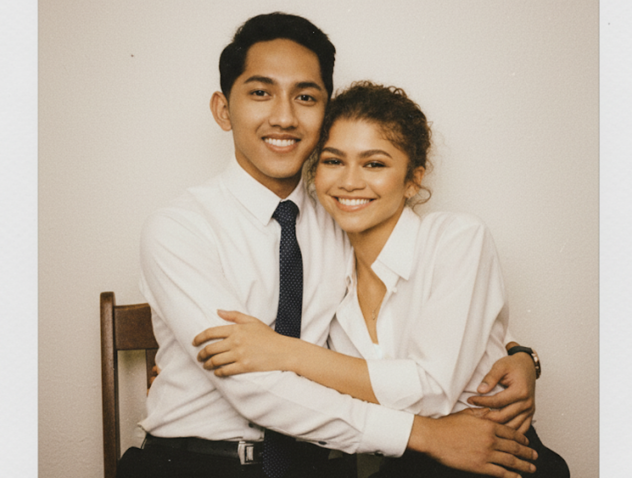 Prompt Gemini AI Foto Polaroid Sambil Berpelukan dengan Pasangan atau Idola, Copas Perintahnya Disini!