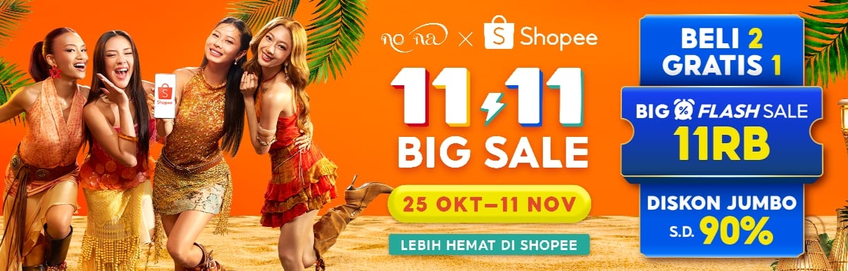 'Tap Tap Langsung Pesan!' Pesona island girl, no na x Shopee Warna Musik Segar di 11.11 Big Sale