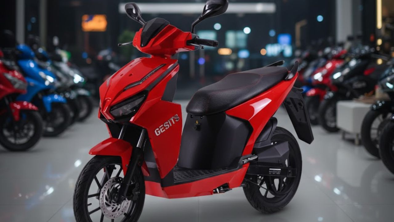 Motor Listrik Buatan Indonesia Ini Punya Dua Slot Baterai dengan Model Mirip Vario! Berikut Spesifikasinya